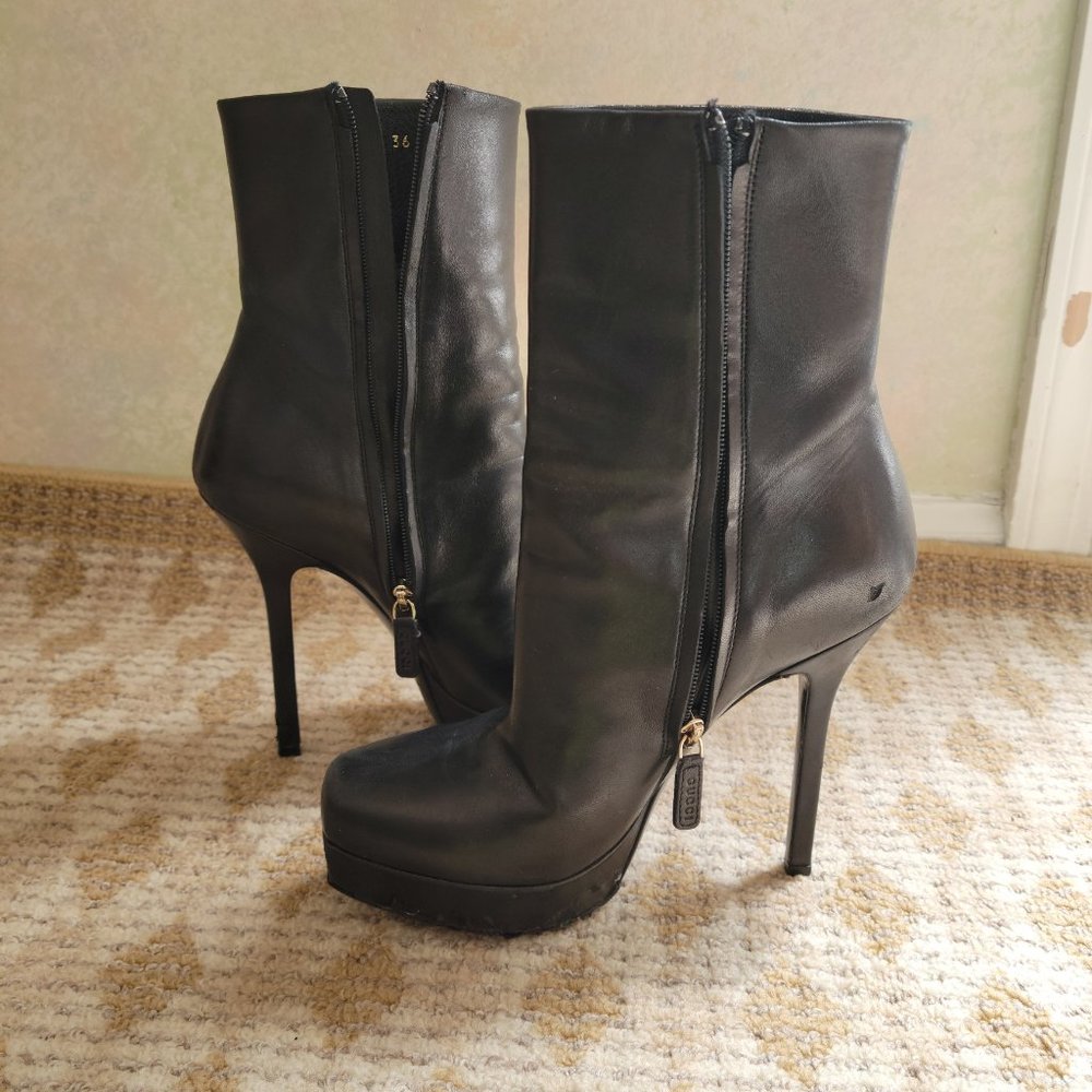 Gucci Stiletto Platform Boots